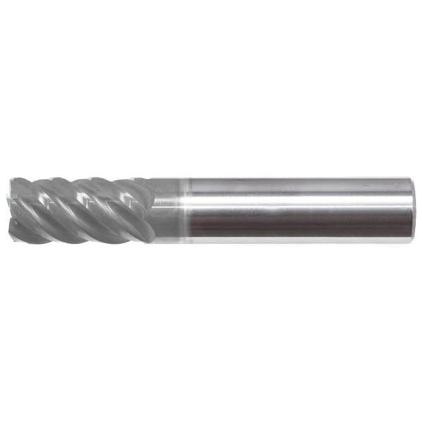 8x25x8x75 5FL 1.00 Corner Radius 45 Degree Helix Ultra HY5 with Flat, PowerNR